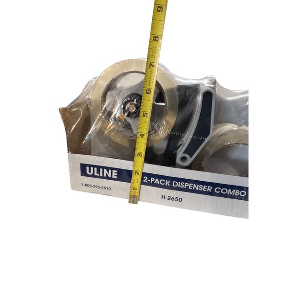 Uline 2-Pack Shipping Tape Plus Top Gun Dispenser Combo H-2650 - Picture 5 of 5